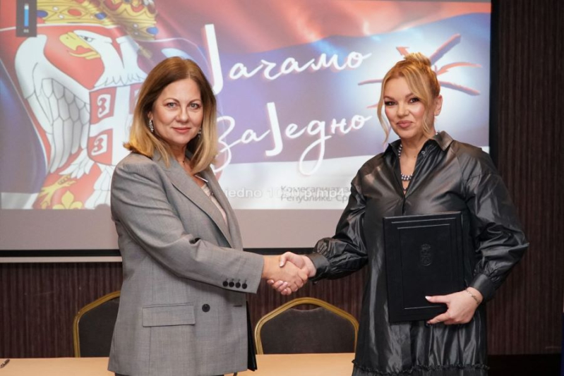 Komesarka Nataša Stanisavljević potpisala Memorandum o razumevanju sa šeficom misije IOM-a Donatelom Bradić