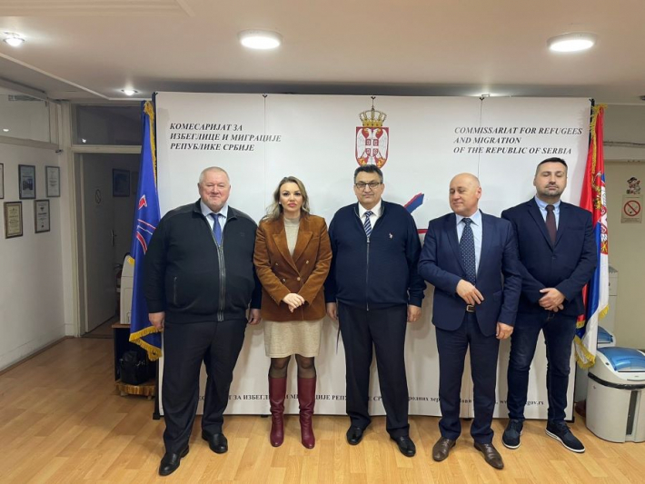 Commissioner Natasa Stanisavljevic met Director of Republic Secretariat for Displaced Persons and Migration of Republic of Srpska, Davor Cordaš