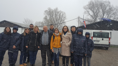Director of the center for asylum in Skoplje in a study visit to Serbia