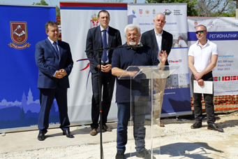 The ceremonial commencement of construction of 25 apartments for refugees in Kikinda