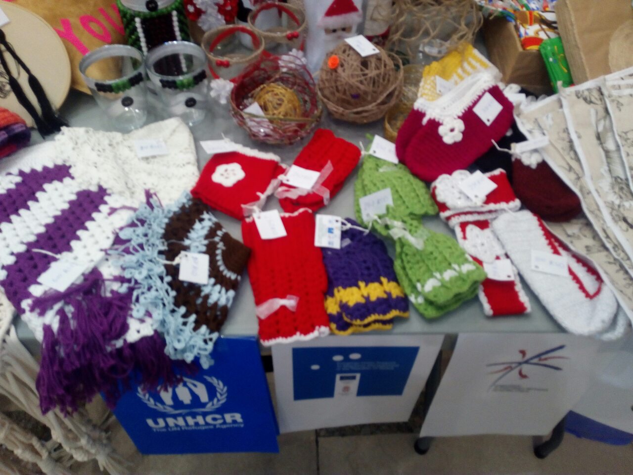 Humanitarian Christmas Bazaar of handcrafts opened today