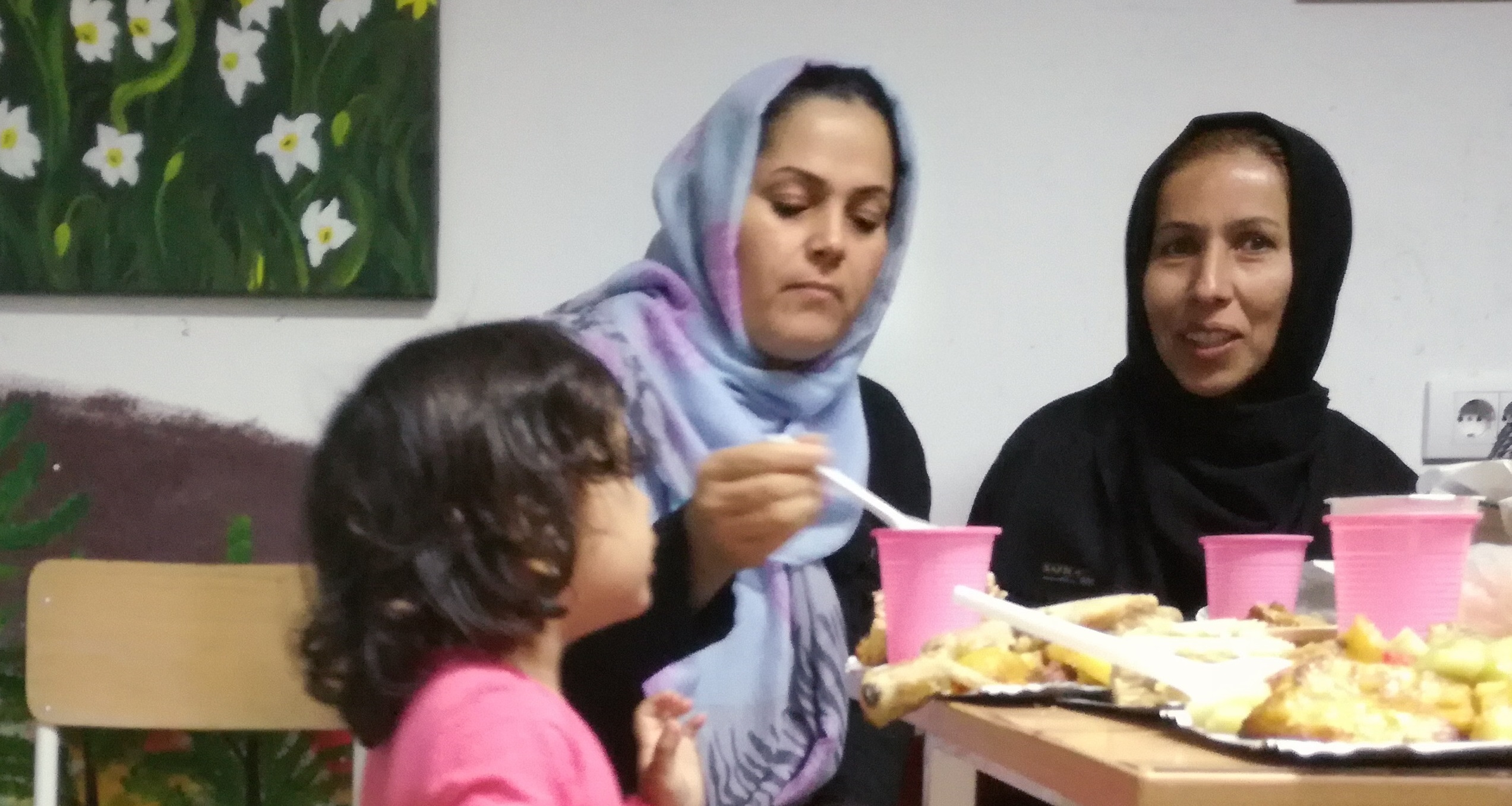 Iftar za žene u Centru za azil u Krnjači