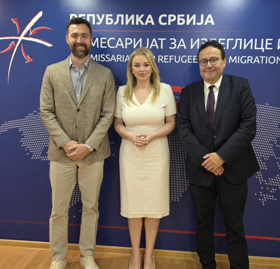 Састанак комесарке Наташе Станисављевић са директором Националне службе за запошљавање и шефом  Представништва UNHCR-а у Србији
