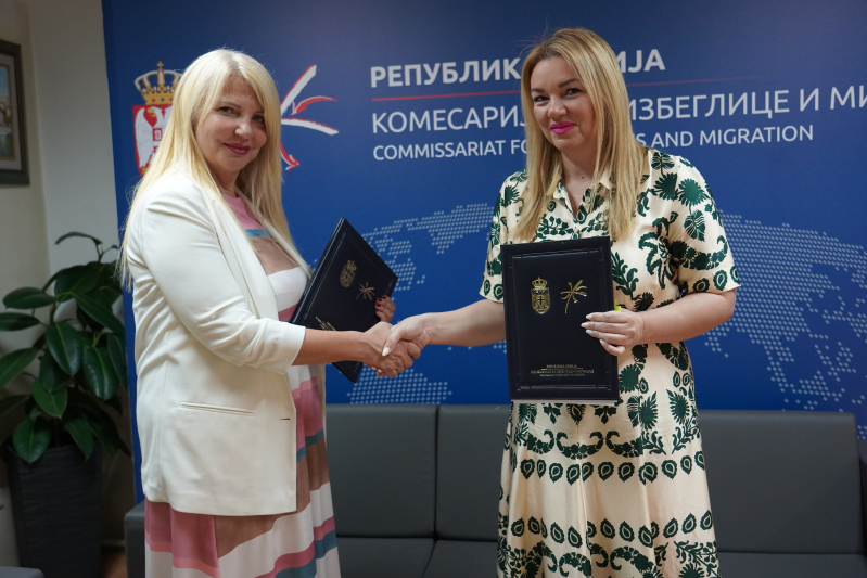 Потписан Меморандум о сарадњи између Комесаријата за избеглице и миграције и Центра за заштиту жртава трговине људима