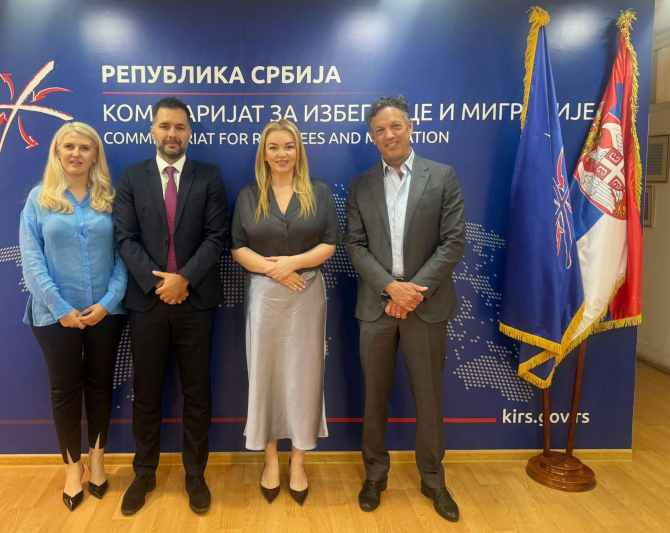 Састанак са шефовима Мисије IOM-a у Србији и Босни и Херцеговини