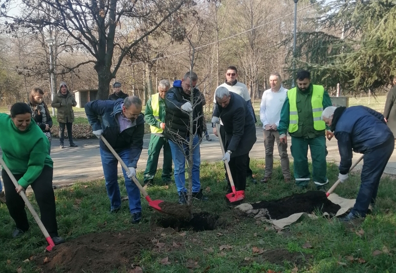 Комесар Цуцић учествовао у акцији  садње дрвећа на Звездари