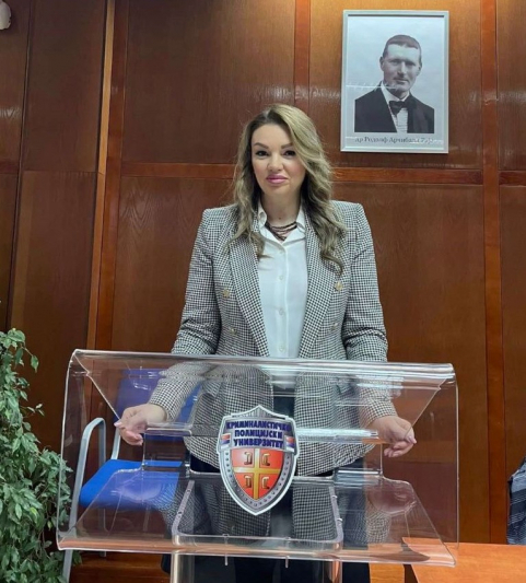 Комесарка за избеглице и миграције Наташа Станисављевић одржала предавање на Криминалистичко-полицијском универзитету