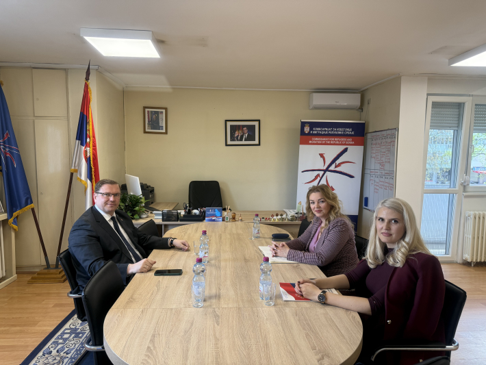 Састанак комесарке Станисављевић са директором Управе за сарадњу са дијаспором Владимиром Кокановићем