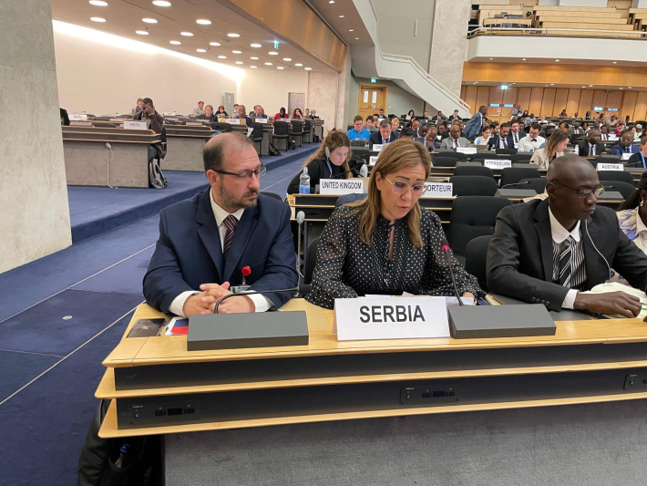 Zamenca komesara Dušica Popović na 76. zasedanju Izvršnog komiteta UNHCR-a u Ženevi